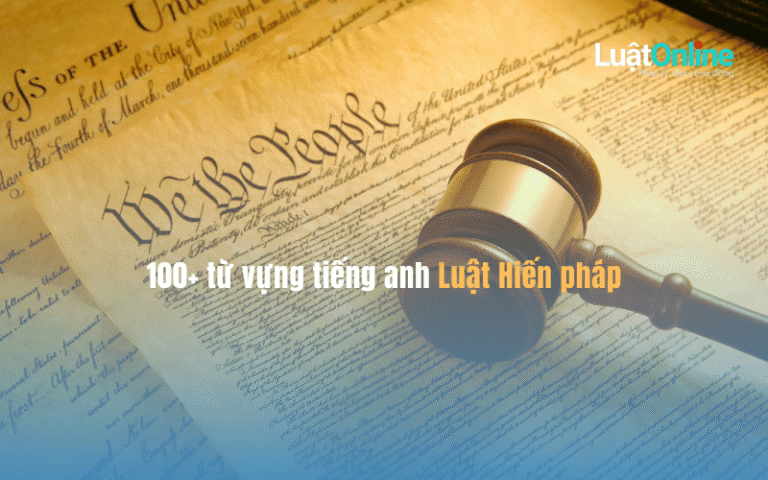100+ từ vựng tiếng Anh ngành Luật Hiến pháp thông dụng nhất