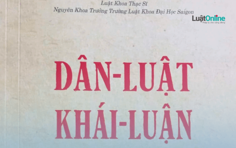 Sách Dân luật khái luận