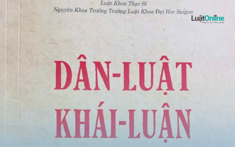Sách Dân luật khái luận