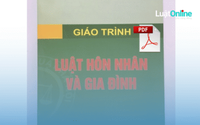 Giáo trình Luật hôn nhân và gia đình bản PDF