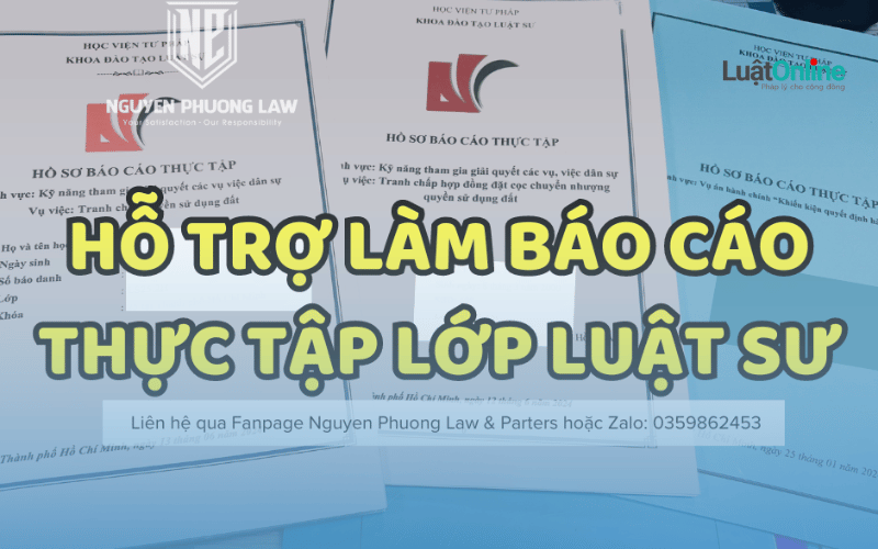 Báo cáo thực tập lớp luật sư - liên hệ Nguyen Phuong Law & Partners