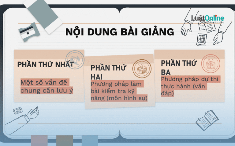 Kỹ năng làm bài kiểm tra tập sự luật sư