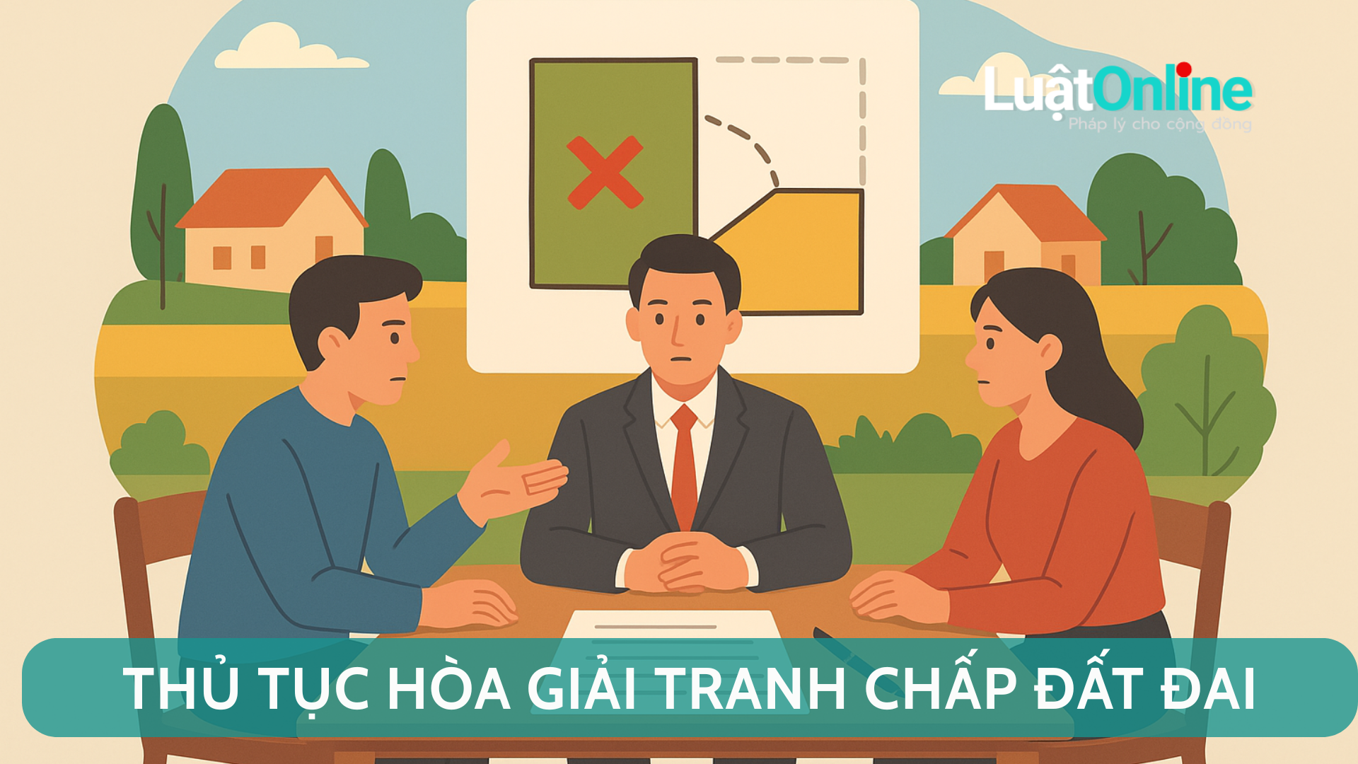 Thủ tục hòa giải tranh chấp đất đai
