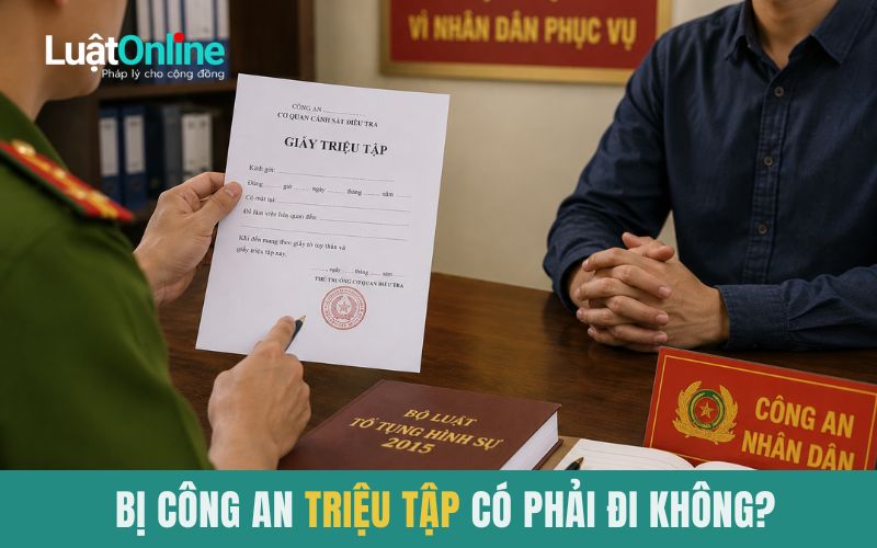 Bị công an triệu tập có phải đi không