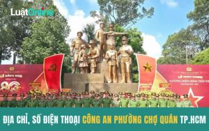 Địa chỉ, số điện thoại Công an phường Chợ Quán, TP. HCM mới nhất