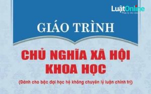 Giáo trình Chủ nghĩa xã hội khoa học PDF