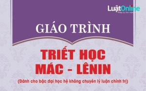 Giáo trình Triết học Mác - Lênin PDF