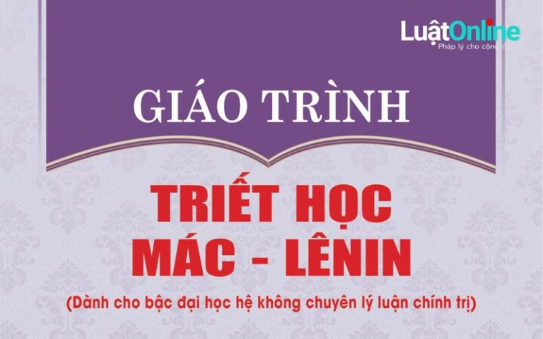 Giáo trình Triết học Mác - Lênin PDF