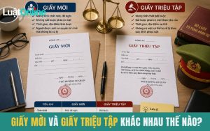 Giấy mời và giấy triệu tập khác nhau thế nào