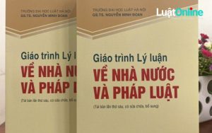 Giới thiệu Giáo trình lý luận về nhà nước và pháp luật PDF