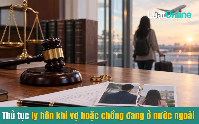Thủ tục ly hôn khi vợ hoặc chồng đang ở nước ngoài mới nhất